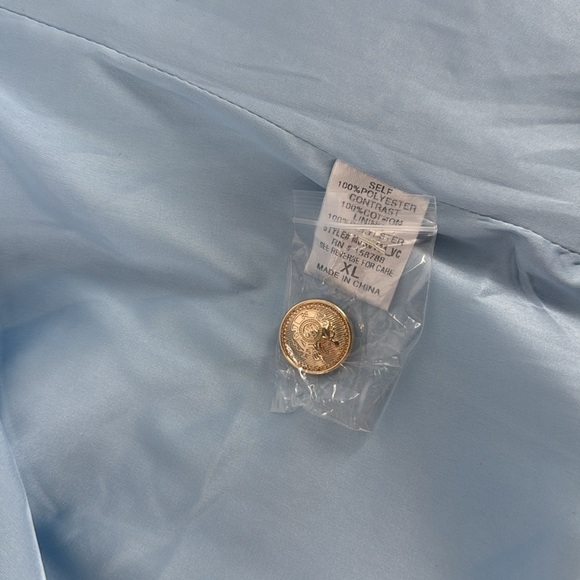 NWOT Vici Mable Frances Tweed Pocketed Blazer Blue Size XL - Picture 12 of 12